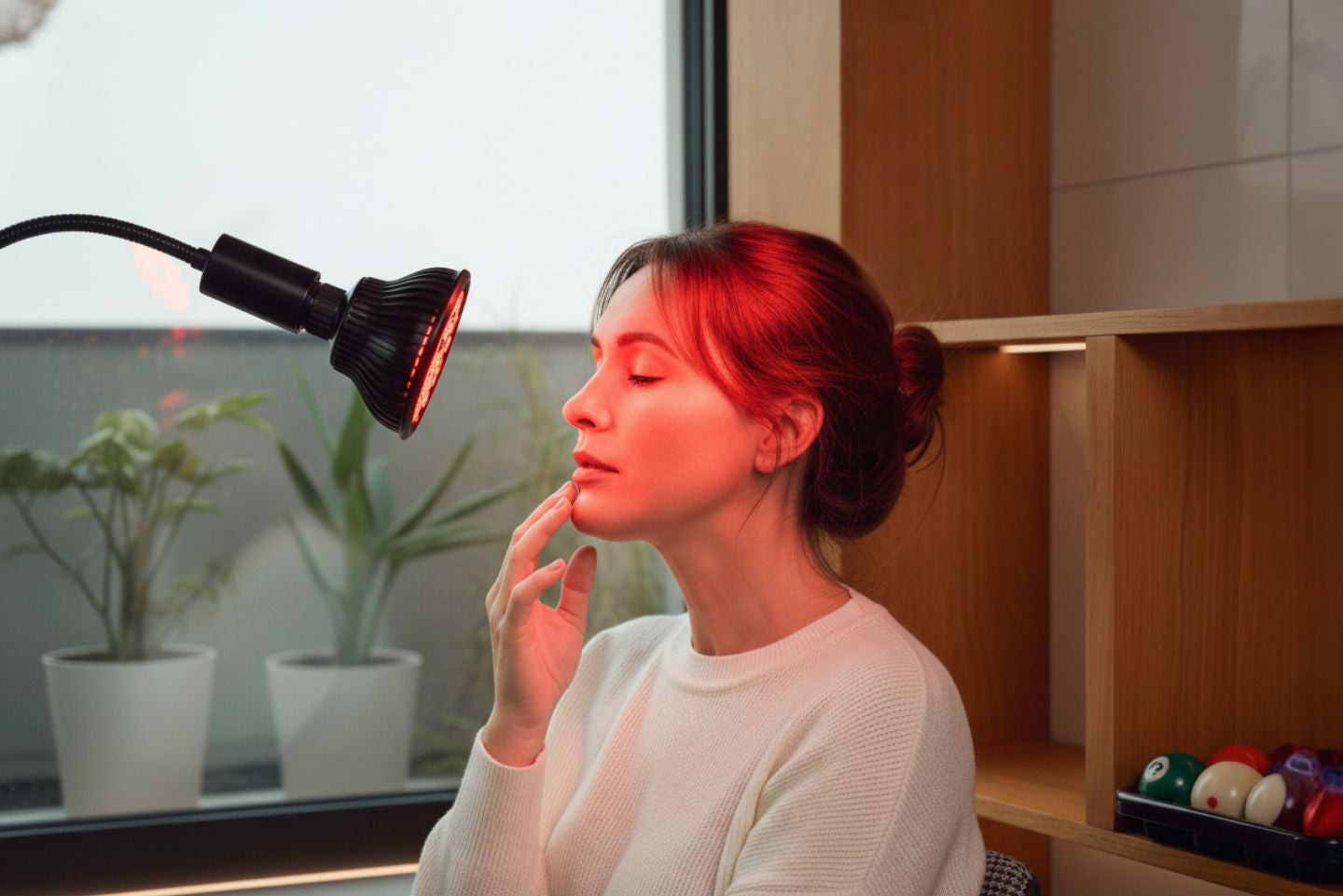 Rood licht therapie als ondersteuning bij koortslippen